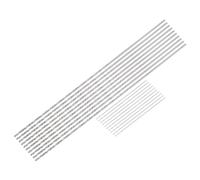 sourcing map 20 Pcs 0.3mm 0.6mm Mini Micro Twist Drill Bits, High-Speed Steel Straight Shank Extra Long Drill Bit 20mm 60mm for Aluminum Alloy
