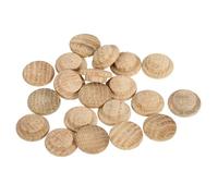 sourcing map 20 Pcs 0.47 x 0.71 Inch Wood Hole Plugs, Wooden Screw Hole Cover, Wood Pocket Button Plug for Chair Stair Craft Furniture Woodworking