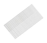 sourcing map 20 Pcs 0.7mm 1mm Mini Micro Twist Drill Bits, High-Speed Steel Straight Shank Extra Long Drill Bit 100mm for Aluminum Alloy