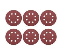 sourcing map 20 Pcs 125mm 5 Inch Sanding Disc 8 Hole 400 Grit Hook and Loop Sandpaper Random Orbital Sander Pads for Woodworking Automotive Metal
