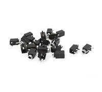 sourcing map 20 Pcs 4 Pin 2.5mm Audio Jack Socket PCB for Headphone