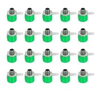 sourcing map 20 Pcs 4mm Banana Plugs Socket Connectors Female, Terminal Wire Connectors for 4mm Banana Plugs Connectors, 24A 15 x 4mm, for Audio/Video Receiver Amplifiers, Yellow