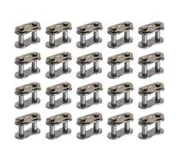 sourcing map 20 Pcs #50 Chain Master Connect Links 20.7mm Pitch, Carbon Steel Roller Chain Connector Links, Master Link Replacement for Bike Bicycle Go Kart