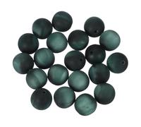 sourcing map 20 Pcs Acrylic Round Beads, 16mm Loose Beads Frosted Bulk Spacer Bead for Bracelets Necklace Earring Jewelry Making DIY Handmade Crafts Decoration, Ocean