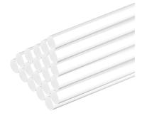 sourcing map 20 Pcs Acrylic Round Rods 23/64" x 12" Clear Acrylic Dowel Rods Sticks Plastic Sticks Strip for Model Making DIY Crafts Lighting Gardening Decorations - 9mm x 300mm