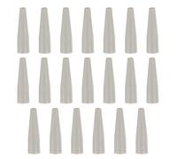 sourcing map 20 Pcs Air Nozzle Tip Rubber Blow Gun Tip for Air Blow Guns Tool Parts & Accessories, Milky White