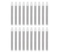 sourcing map 20 Pcs Airless Spray Gun Filter 110mm Length, 10mm Dia, Push on Gun Screen 60 Mesh Filters Paint Filter, Replacement Spraying Accessories, White
