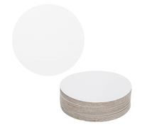 sourcing map 20 Pcs Cardboard Cake Rounds, 6 Inch Cake Board Circle Trays Base Boards for Desserts Pastries Decorating Baking Party and DIY Crafts Display, White