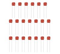 sourcing map 20 Pcs CBB Capacitor 100V 101J 0.0001UF Metallized Polypropylene Film Capacitors for Various Energy-Saving Lamps Electronic Rectifiers Instruments