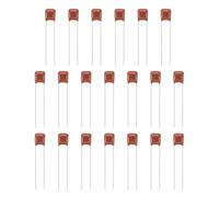 sourcing map 20 Pcs CBB Capacitor 100V 223J 0.022UF Metallized Polypropylene Film Capacitors for Various Energy-Saving Lamps Electronic Rectifiers Instruments