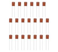 sourcing map 20 Pcs CBB Capacitor 100V 474J 0.47UF Metallized Polypropylene Film Capacitors for Various Energy-Saving Lamps Electronic Rectifiers Instruments