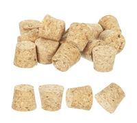 sourcing map 20 Pcs Cork for Bottles Stoppers Cork Plugs, 0.91x0.75x0.79 Inch Soft Wood Natural Tapered Corks for Bar Restaurant DIY Crafts