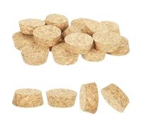 sourcing map 20 Pcs Cork for Bottles Stoppers Cork Plugs, 1.81x1.57x0.71 Inch Soft Wood Natural Tapered Corks for Bar Restaurant DIY Crafts