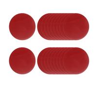 sourcing map 20 Pcs Double Sided Adhesive Pads, 25mm Dia Dash Cam Sticky Pads Self-Adhesive Round Mounting Foam Tape Waterproof & Heat Resistant for Car Walls Picture Home Decor, Red