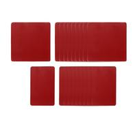 sourcing map 20 Pcs Double Sided Adhesive Pads, 60mm x 60mm / 60mm x 40mm Dash Cam Sticky Pads Self-Adhesive Square Mounting Foam Tape Waterproof & Heat Resistant for Car Walls, Red