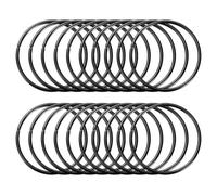 sourcing map 20 Pcs Dream Catcher Rings,Metal Crafts Hoops Floral Hoop 3 Inch Macrame Hoops Rings for DIY Crafts Wreath Making Supplies Plant Hangers, Black
