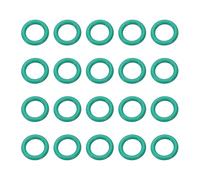 sourcing map 20 Pcs Fluorine Rubber O-Rings 14mm OD 9.2mm ID 2.4mm Width Round Sealing O Ring Seal Gasket for Industrial Engines Plumbing Faucet Hose Automotive
