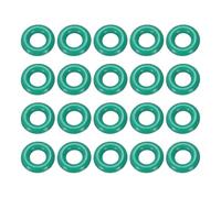 sourcing map 20 Pcs Fluorine Rubber O-Rings 9mm OD 4.2mm ID 2.4mm Width Round Sealing O Ring Seal Gasket for Industrial Engines Plumbing Faucet Hose Automotive
