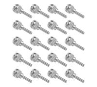 sourcing map 20 Pcs M3x12mm PC Computer Case Thumbscrews, Carbon Steel Nickel Plated Knurled Thumb Screws Bolts Fasteners for Computer Cover, Motherboard, Fan, Power Supply, Silver