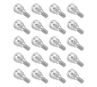sourcing map 20 Pcs M4x8mm PC Computer Case Thumbscrews, Carbon Steel Nickel Plated Knurled Thumb Screws Bolts Fasteners for Computer Cover, Motherboard, Fan, Power Supply, Silver