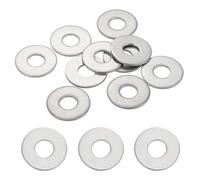 sourcing map 20 Pcs M8 304 Stainless Steel Flat Washers Round Flat Spacers for Screws, Bolts, Plumbing, Automotive, DIY, Electrical Device 8mm ID 22mm OD 1.5mm Thick