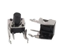 sourcing map 20 Pcs Momentary Right Angle Tactile Tact Push Button Switch 6 x 6mm x 8mm