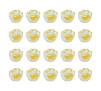 sourcing map 20 Pcs Paw Print Porcelain Beads, Cute Handmade Animal Footprint Porcelain Ceramic Beads Pet Cat Paw Beading 2.5mm Holes for DIY Crafts Jewelry Making Bracelets, Light Lake Blue