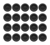 sourcing map 20 Pcs Piggy Bank Plug 30 Mm/1.18" ID 38 Mm/1.5" OD Plastic Round Stoppers Plugs Saving Box Plug Replacement Bank Hole Sealing Plug for Coin Bank Money Saving Box, Black