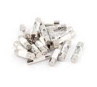 sourcing map 20 Pcs RO15 RT18 RT14 Ceramic Cylindrical Tube Fuse 6A 380V 10x38mm