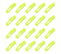 sourcing map 20 Pcs Servo Extension Cable Clips Lock, Servo Cable Safety Connector Lead Wire Buckle Lock for RC Car Plane Boat DIY Y Adapter Cable, Yellow