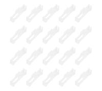 sourcing map 20 Pcs Servo Extension Cable Clips Lock, Servo Cable Safety Connector Lead Wire Buckle Lock for RC Car Plane Boat DIY Y Adapter Cable, White