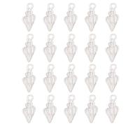 sourcing map 20 Pcs Snail Charm, Gold Plated Charm for DIY Mobile Phone Accessories Keychain Crafting, 19x9mm, White