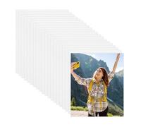 sourcing map 20 PCS Sublimation Metal Photo Blanks 4"x6", 0.4mm(0.016") Aluminum Photo Sign Blanks Poster Frame for DIY Printing, Wall Decor, Bedroom Living Room