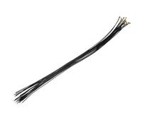 sourcing map 20 Pcs UFL Coax Cable, 12"/30cm U.F.L1 Female Single-Ended Pigtail Extension Jumper 1.13mm Low Loss Coaxial Cable for Wireless Routers Antenna, Black