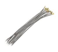 sourcing map 20 Pcs UFL Coax Cable, 6"/15cm U.F.L1 Female Single-Ended Pigtail Extension Jumper 1.13mm Low Loss Coaxial Cable for Wireless Routers Antenna, Grey