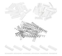 sourcing map 20 Set JST- PH 2.0 mm Pitch Connector Kit, 12 Pin Male Female Sockets Housing Adapter Plug Terminal Electronic Computer Connector Kit Straight Pin for Board Cable Assembly, White