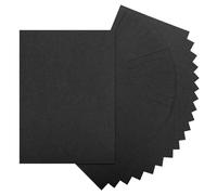 sourcing map 20 Sheets Black Cardstock Printer Paper 8.5" x 11" A4 Thick Paper Sheet 250gsm/170lb Bulk Card Stock for Printer DIY Scrapbook Menus Cards Invitations and Crafts