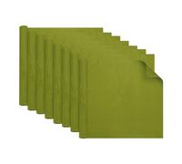 sourcing map 20 Sheets Gift Wrapping Paper, 53cm x 53cm Double Layer Stone Wrinkled Textured Paper Floral Bouquet Arrangement Supplies for Flower Packaging Wedding Gift Wrap, Green