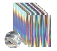 sourcing map 20 Sheets Metallic Foil Paper, A4 Thick 250gsm Cardstock Foil 8.3" x 11.7" Shiny Mirror Glitter Paper Sheets for Crafts Scrapbooks Cards Party Decorations, Beam