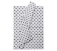 sourcing map 20 Sheets Tissue Paper, 14" x 20" Patterned Wrapping Tissue Paper for Floral Gift Wrapping DIY Crafts Birthday Weddings Party Decoration, Black Polka Dots
