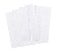 sourcing map 20 Sheets Wrapping Tissue Paper, Glitter Tissue Paper for Gift Bags 14 x 20 Inch Sparkle Tissue Paper for Gift Wrapping, DIY Crafts, Packing, White Blue