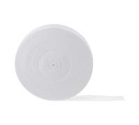 sourcing map 20 Yards Sewing Elastic Bands 1 Inch 25mm Width Flat Knit Stretch Elastic Cord for DIY Projects Arts and Crafts, White