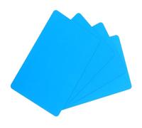 sourcing map 200 Pack Blank PVC Cards 30mil ID Cards Blank Credit Cards Plastic Cards Waterproof & Double Sided Printing for ID Badge Printer, Graphics Sky Blue