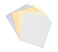 sourcing map 200 Pack Toner Reactive Foil,Deco Foil Transfer Sheets 8.5"x11" A4 Hot Foil Paper for Laser Printer Scrapbooking Heat Transfer DIY Craft,Light Gold/Matte Gold/Silver Crystal/Silver