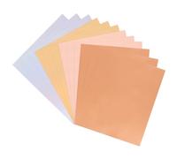sourcing map 200 Pack Toner Reactive Foil,Deco Foil Transfer Sheets 8.5"x11" A4 Hot Foil Paper for Laser Printer Scrapbooking Heat Transfer DIY Craft,Bronze/Laser Gold/Laser Silver/Rose Gold