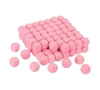 sourcing map 200 Pcs Blank Wooden Dice,10mm 6 Sided Wood Cube Unfinished Wooden Cube Rounded Corners Square Block for DIY Craft Projects, Pink