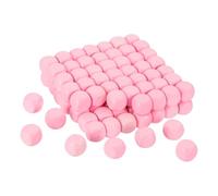 sourcing map 200 Pcs Blank Wooden Dice,12mm 6 Sided Wood Cube Unfinished Wooden Cube Rounded Corners Square Block for DIY Craft Projects, Pink