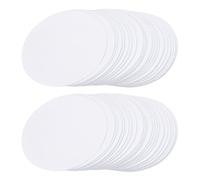 sourcing map 200 Pcs Button Badge Blank Paper, 44mm Badge Making Paper for Painting, Badges Button Supplies Thick Round Cardstock for 1.3 Inch/32mm Round Pin Buttons, Badges, DIY Projects