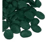 sourcing map 200 Pcs Fake Rose Petals, Artificial Flower Petals Valentines Day Decorations for Romantic Night Wedding Proposal Anniversary,Dark Green