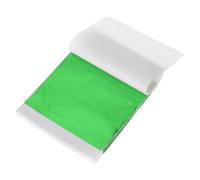 sourcing map 200 Pcs Gold Leaf Sheets 5.5" x 5.5" Imitation Gold Foil Sheets for Crafts,Picture Frames,Sculpture,Nails and DIY Arts Decoration,Green